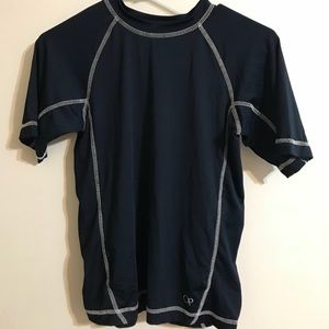 OP Short Sleeve Rash Guard Sim Shirt Boys Sz L